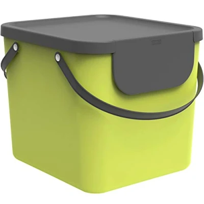 Afbeelding van Rotho Albula afvalscheiders BPA vrij 40L lime groen