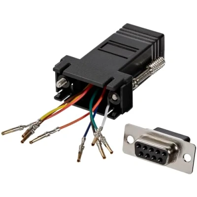 Afbeelding van StarTech.com DB9 naar RJ45 modulaire adapter V/V