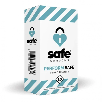 Afbeelding van SAFE Condooms Orgasme Vertragend Performance 10 Stuks