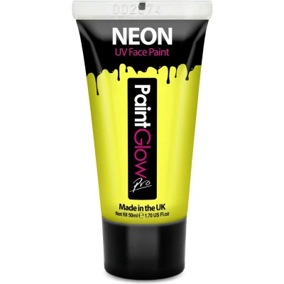 Afbeelding van Blacklight face&amp;body verf 50ml Neon geel