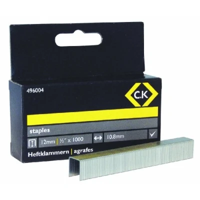 Afbeelding van C.K 496004 Nietjes 10,5 mm breed x 12 diep Doos van 1000