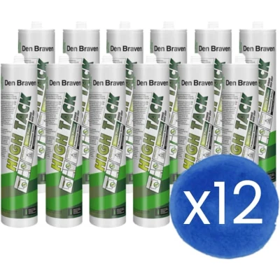Afbeelding van Den braven zwaluw High Tack 290ml wit (Set van 12 kokers)