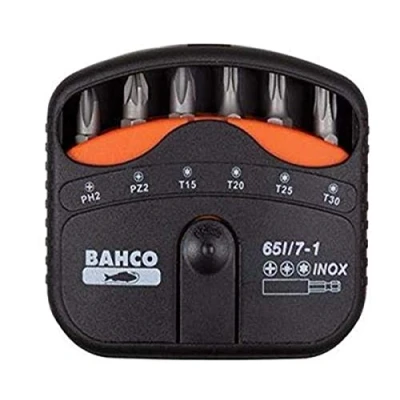 Afbeelding van Bahco bits set 7pcs ph,pz,torx 59S/7 1