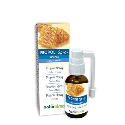 Afbeelding van Propolis Spray (Propolis) hars Alcoholisch moedertinctuur Naturalma Vloeibaar extract 30 ml Voedingssupplement