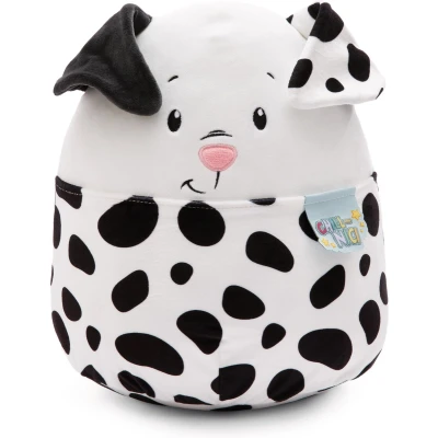 Afbeelding van Kussen Chill NICI Dalmatiër 20 cm wit Heerlijk zacht knuffelkussen voor jongens, meisjes, baby&#039;s en liefhebbers van knuffels; Ideaal thuis, op de kleuterschool of onderweg