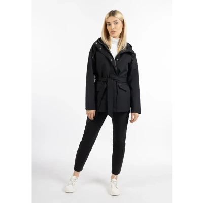 Afbeelding van Regenjas gerecycled materiaal DREIMASTER M / Zwart 100% Polyester (Gerecycled)
