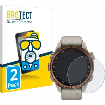 Afbeelding van BROTECT (2 Stuks) Antireflecterende Beschermfolie voor Garmin Descent Mk3 (43 mm) Anti Glare Screen Protector, Mat, Ontspiegelend