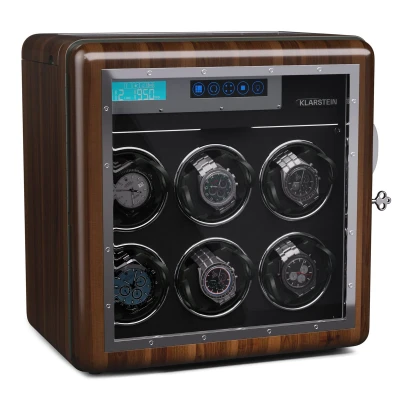 Afbeelding van Klarstein Valmont 6+4 Watchwinder Donker hout