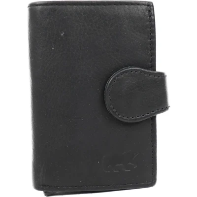 Afbeelding van Bear Design Evie Leren Creditcardhouder / Pasjeshouder Portemonnee Zwart
