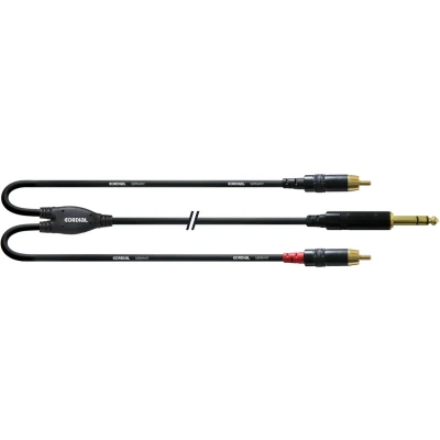 Afbeelding van Cordial Insertkabel Cinch 1,5m Rean stekker CFY 1.5 VCC Invoerkabel