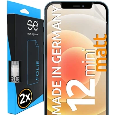 Afbeelding van 3D Achterkant protector film voor Apple iPhone 12 Mini [2 stuks smart engineered] Back Transparant, volledig dekkende ontspiegelde Beschermfolie, Geen glas maar TPU folie