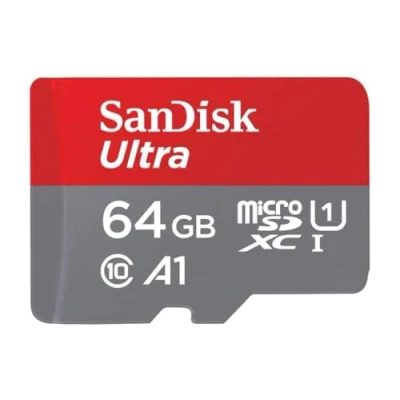 Afbeelding van SanDisk Ultra 64 GB MicroSDXC Geheugenkaart