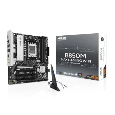 Afbeelding van ASUS B850M MAX GAMING WIFI AMD B850 Socket AM5 micro ATX