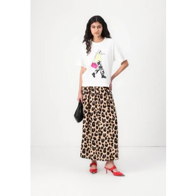 Afbeelding van ONLY Onltenna GIRL BOX Tshirt print Cloud dancer, Dames, Maat: XS, dancer