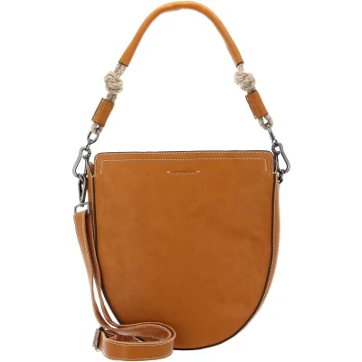 Afbeelding van FREDsBRUDER Leren Schoudertas Veg Tan Collection Sailor Shoulder Bag Dark Honey Bruine