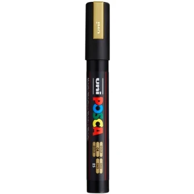 Afbeelding van Uni ball 176446000 Posca PC 5M markeerstift met middelhoge punt, goud
