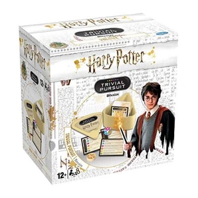 Afbeelding van Trivial Pursuit Harry Potter White Version Kaartspel Test jouw kennis over Potter! Voor de hele familie [EN]