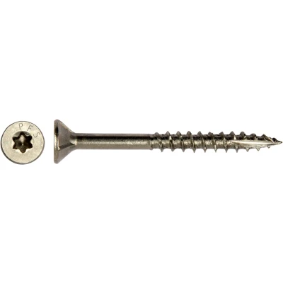 Afbeelding van Spaanplaatschroef torx met boorpunt 4.5x60mm RVS (200 stuks)