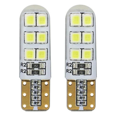 Afbeelding van T10 2835 12 SMD Wit 12V 2 stuks
