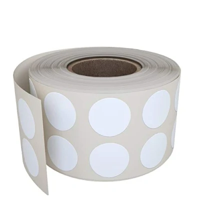 Afbeelding van Royal Green Kleur Sticky Dots 13mm Witte Ronde Etiketten Roll 1.3 Centimeter 1080 Pack