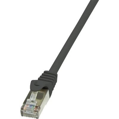 Afbeelding van LogiLink CP2053S RJ45 Netwerkkabel, patchkabel CAT 6 F/UTP 2.00 m Zwart Snagless 1 stuk(s)