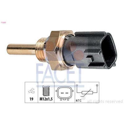 Afbeelding van Sensor, olietemperatuur FACET 7.3225