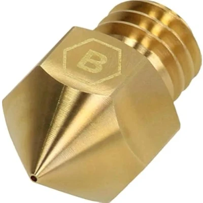Afbeelding van BROZZL MK8 messing mondstuk 0,1 mm diameter voor Creality Ender 3, 3 Pro, CR 10, 10S 10101010