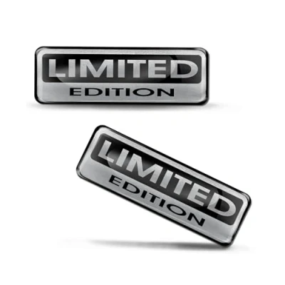 Afbeelding van SkinoEu® 2 x 3D gelstickers van silicone, Limited Edition, auto, motorfiets, fiets, skate, raam, deur, pc, tablet, laptop KS 87