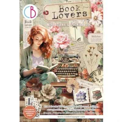 Afbeelding van Ciao Bella Book Lovers A4 Junk Journal Ephemera (32pcs) (CBB005)
