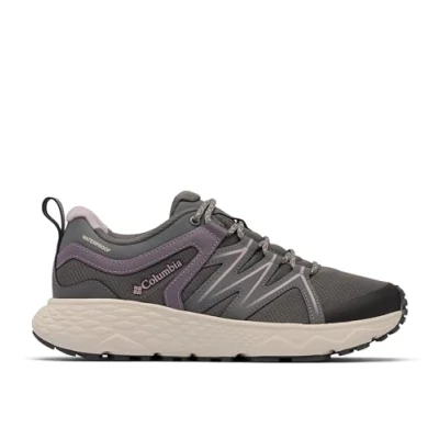 Afbeelding van Columbia Women&#039;s Peakfreak Roam Waterproof, Waterproof Low Rise Trekking and Hiking Shoes, City Grey/Granite Purple, 6.5
