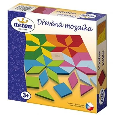 Afbeelding van Detoa Mozaïekpuzzel Junior 3 X 5,5 Cm Hout 49 delig