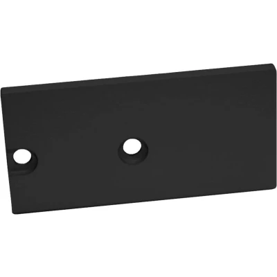 Afbeelding van Barthelme 62399536_9005 BARdolino Muro Eindkappen set Aluminium (l x b h) 2 18.4 37.3 mm stuk(s)