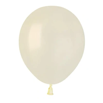 Afbeelding van Pack 100 balloons pearly in natural latex Premium Quality A50 (Ø 13cm / 5&quot;), ivory white pearl