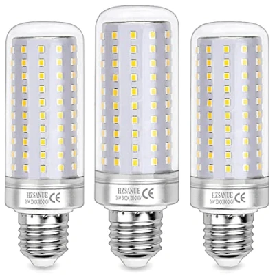 Afbeelding van HZSANUE Led lampen, 26 W, 200 gelijkwaardige gloeilampen, 3000 lm, K, warm wit, E27 Edison schroeven, 3 stuks