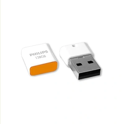 Afbeelding van Philips Pico Edition High Speed 2.0 USB Flash Drive 128 GB Ultra Small voor PC, laptop, computer, Smart TV, car audio en meer, leessnelheid tot 25 MB/s