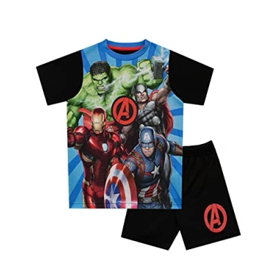 Afbeelding van Marvel Pyjamaset Avengers Jongen, Blauw, 3 4 Jaren