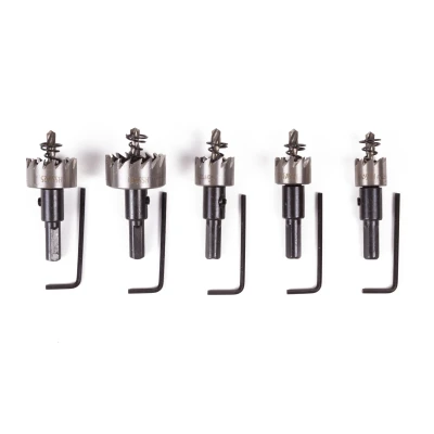 Afbeelding van Hofftech Gatenzaag Set HSS 16 18.5 20 25 30 mm 5 delig