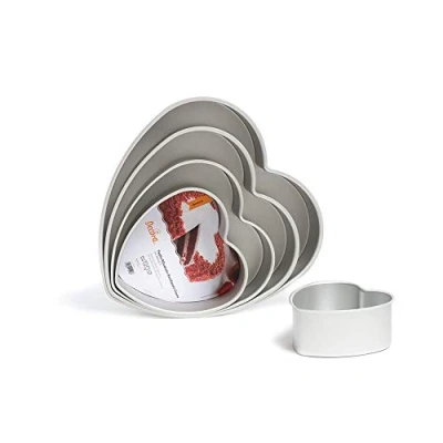 Afbeelding van Decora 0062672 professionele bakvorm hart van geanodiseerd aluminium cm 35 x H 7,5
