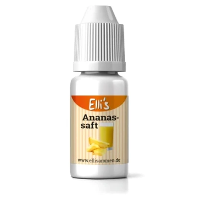 Afbeelding van Ellis Aroma&#039;s Ananassap, natuurlijk levensmiddelaroma, voor gerechten en dranken, 10 ml