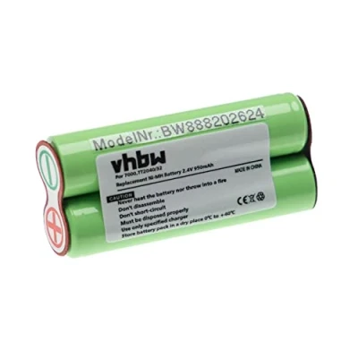Afbeelding van vhbw Oplaadbare batterij, compatibel met Philips Bodygroom BG2040/34, Series 3000, 5000 scheerapparaat, tondeuse, 950 mAh, 2,4 V, NiMH