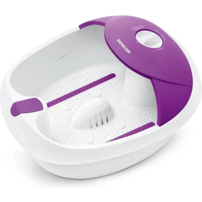 Afbeelding van SENCOR SFM 3721VT voetenbad met voetmassage (90 watt, vibratiemassage, warmhoudfunctie bubbels, voet Spa) paars