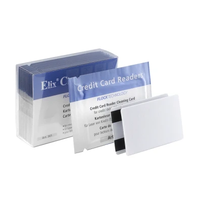 Afbeelding van Elix reinigingskaart voor pinapparaten met sluiterfunctie box 20 stuks EL 365020