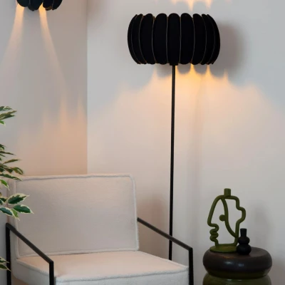 Afbeelding van Lucide Spencer Vloerlamp Ø 40 Cm 1xe27 Zwart