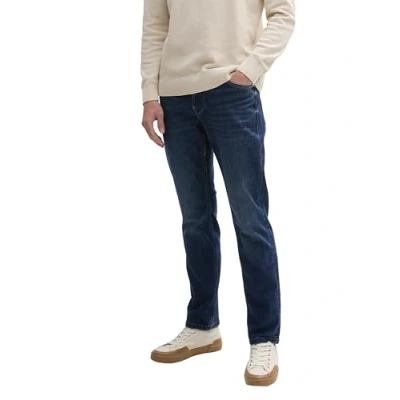 Afbeelding van TOM TAILOR Josh Regular Slim Jeans voor heren, 10173 Dark Stone Blue Black Denim, 29W / 32L