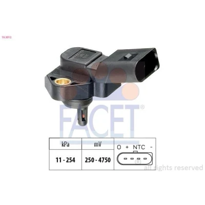 Afbeelding van FACET 10.3012 Sensoren 11kPa 254kPa Made in Italy OE Equivalent