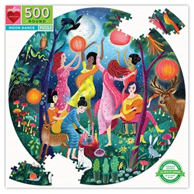 Afbeelding van eeBoo Moon Dance Blokpuzzel 500 stuk(s) Kunst
