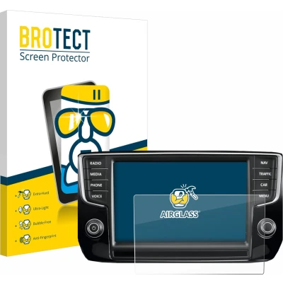Afbeelding van BROTECT Screenprotector voor Volkswagen Passat 2015 Discover Pro 8&quot; 2014 Folie Beschermfolie Beschermglas transparant