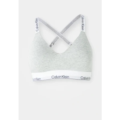 Afbeelding van Calvin Klein LGHTLY Gevoerde Bralette LV00QF8504 Bralette, Grijs (Grey Heather), M, M
