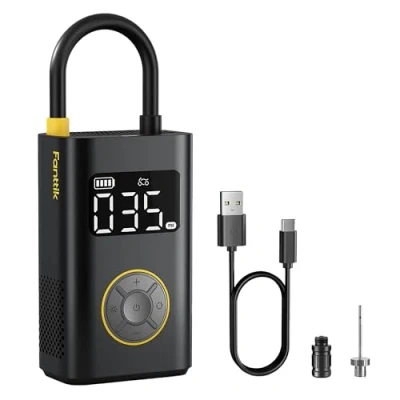 Afbeelding van Fanttik X9 Pro Draagbare bandenpomp, luchtcompressor met bandenspanningsmeter voor motorfiets, fiets