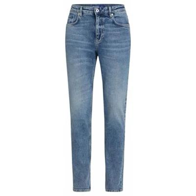 Afbeelding van Karl Lagerfeld Jeans Slim fit jeans, Heren, Maat: 31x30, Stone washed mid blue